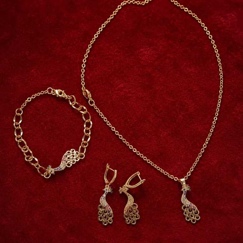 Parure Charme du Paon 2