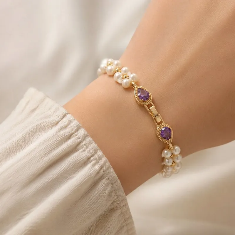 Bracelet Princesse Violette