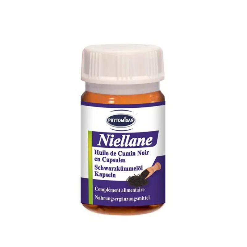 Niellane – Gélules de Nigelle (Cumin noir) & Vitamine E