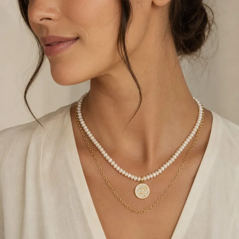 Collier Arbre de Perles