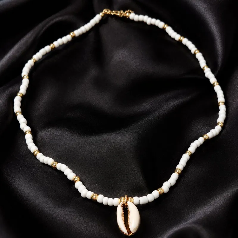Collier Coquillage Perlé 2