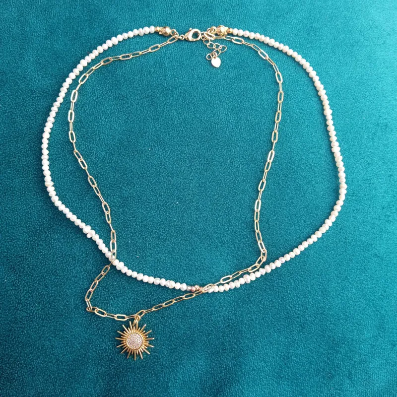 Collier Soleil Perlé 4
