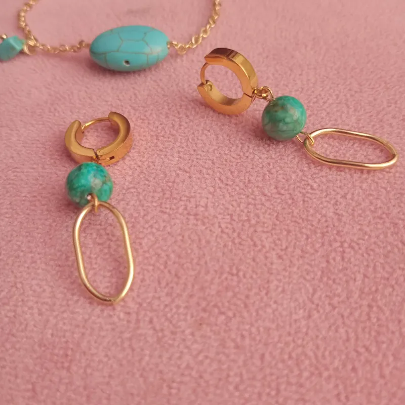 Parure Élégance Turquoise 7