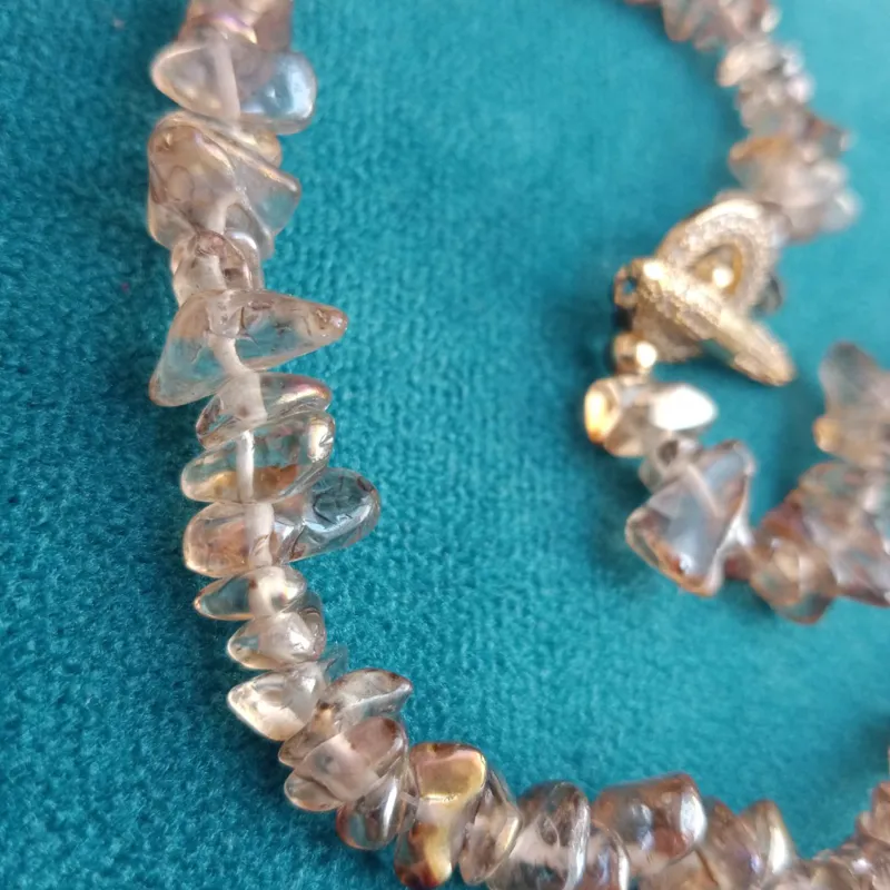 Collier Miel Cristal 4