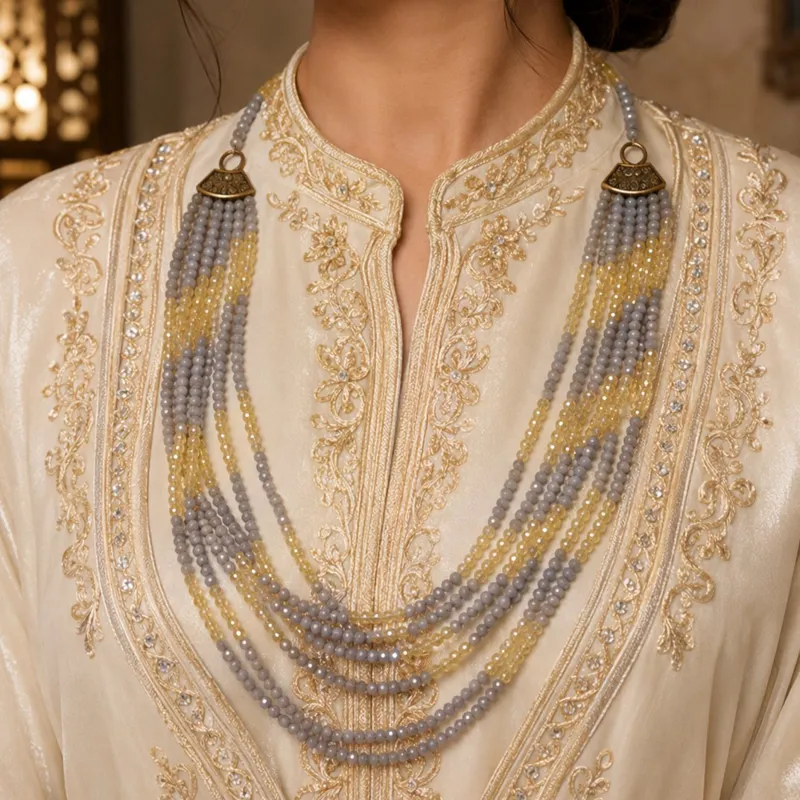 Collier Cascade de Perles Royale