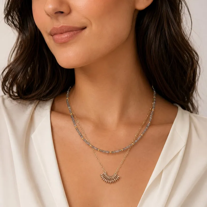 Collier Halo Doré