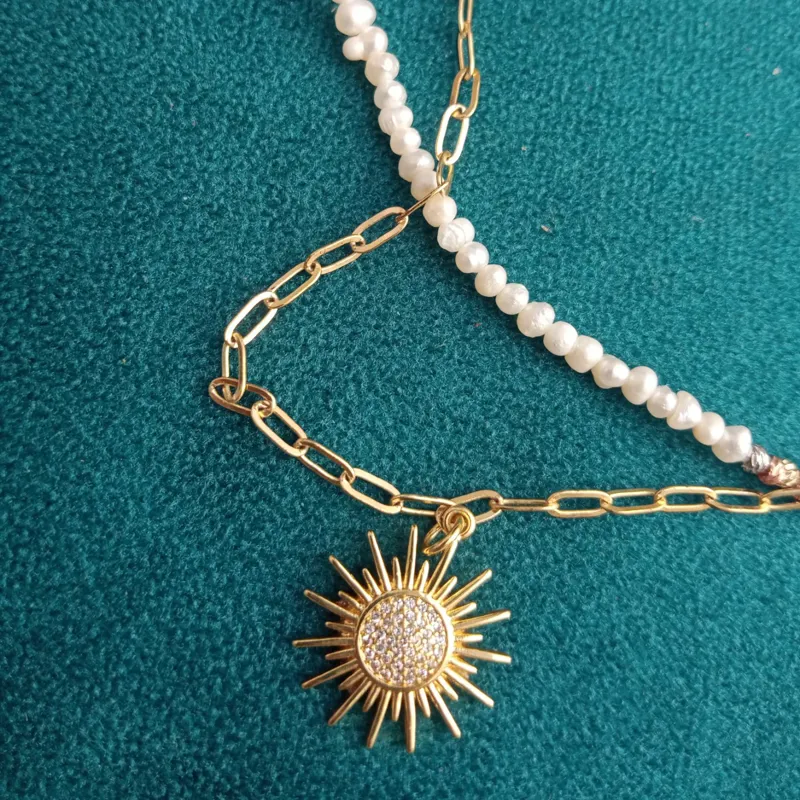 Collier Soleil Perlé 5