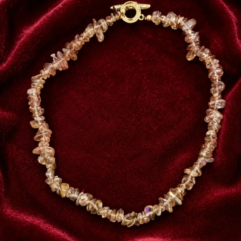Collier Miel Cristal 3