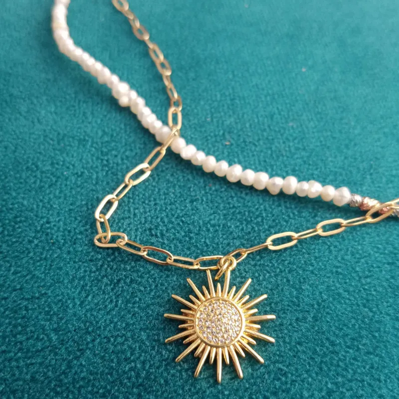 Collier Soleil Perlé 3
