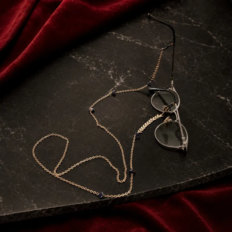 Chaîne de lunettes Lora dorée