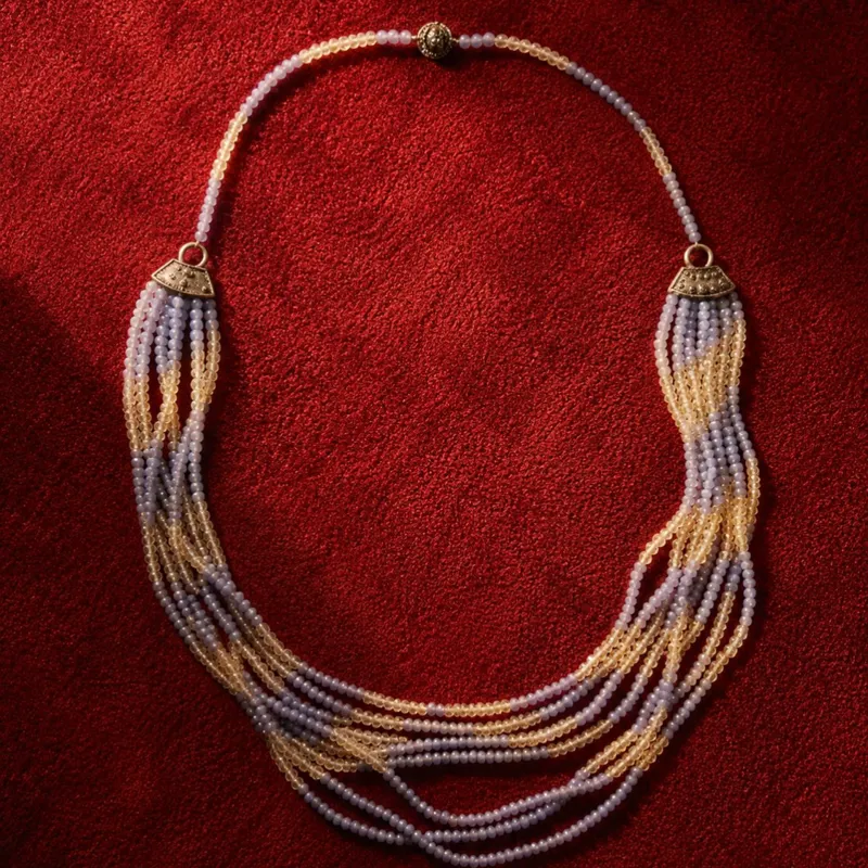 Collier Cascade de Perles Royale 2