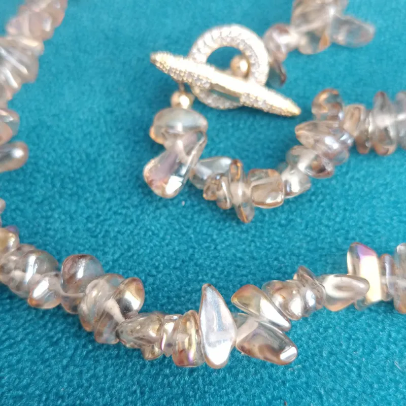 Collier Miel Cristal 3