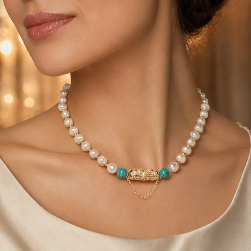 Collier Touche Émeraude