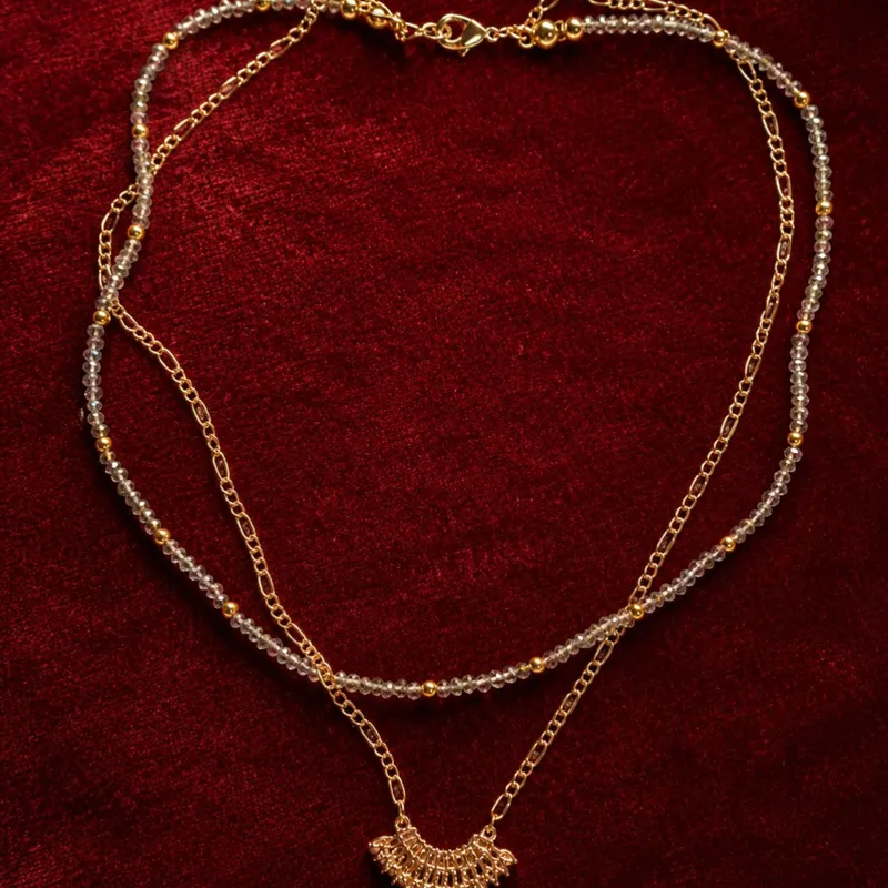 Collier Halo Doré 2