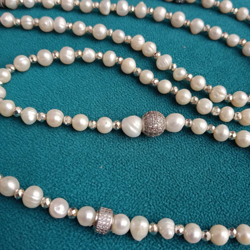 Parure Cascade de Perles 6